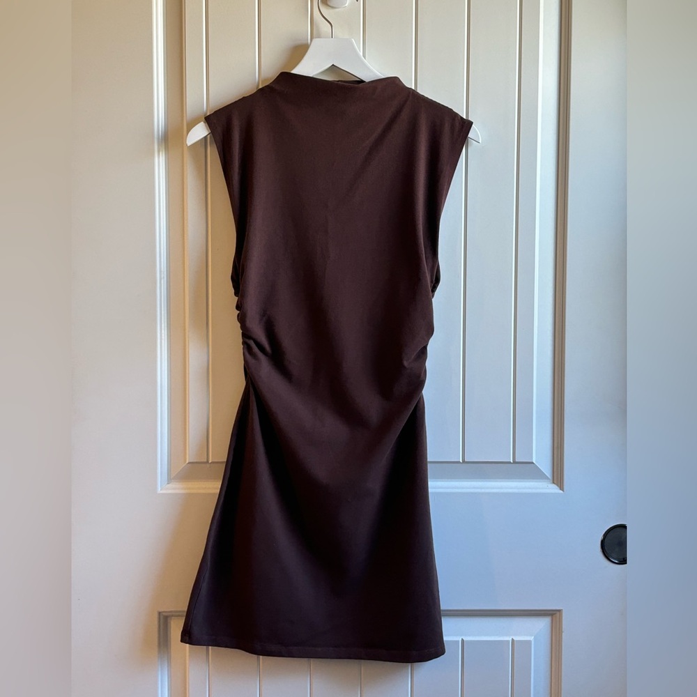 Reformation Brown Sleeveless Dress